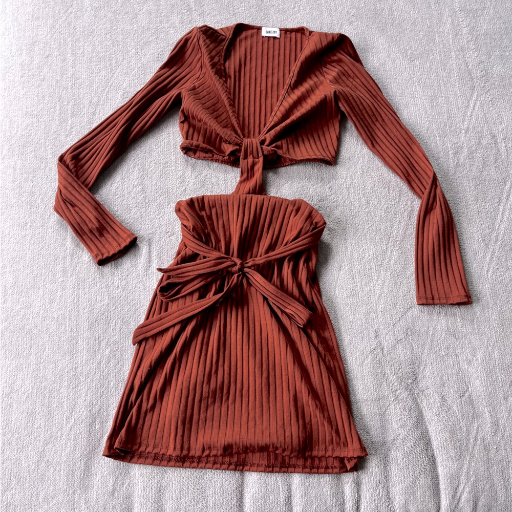 Lane 201 Rust Dress